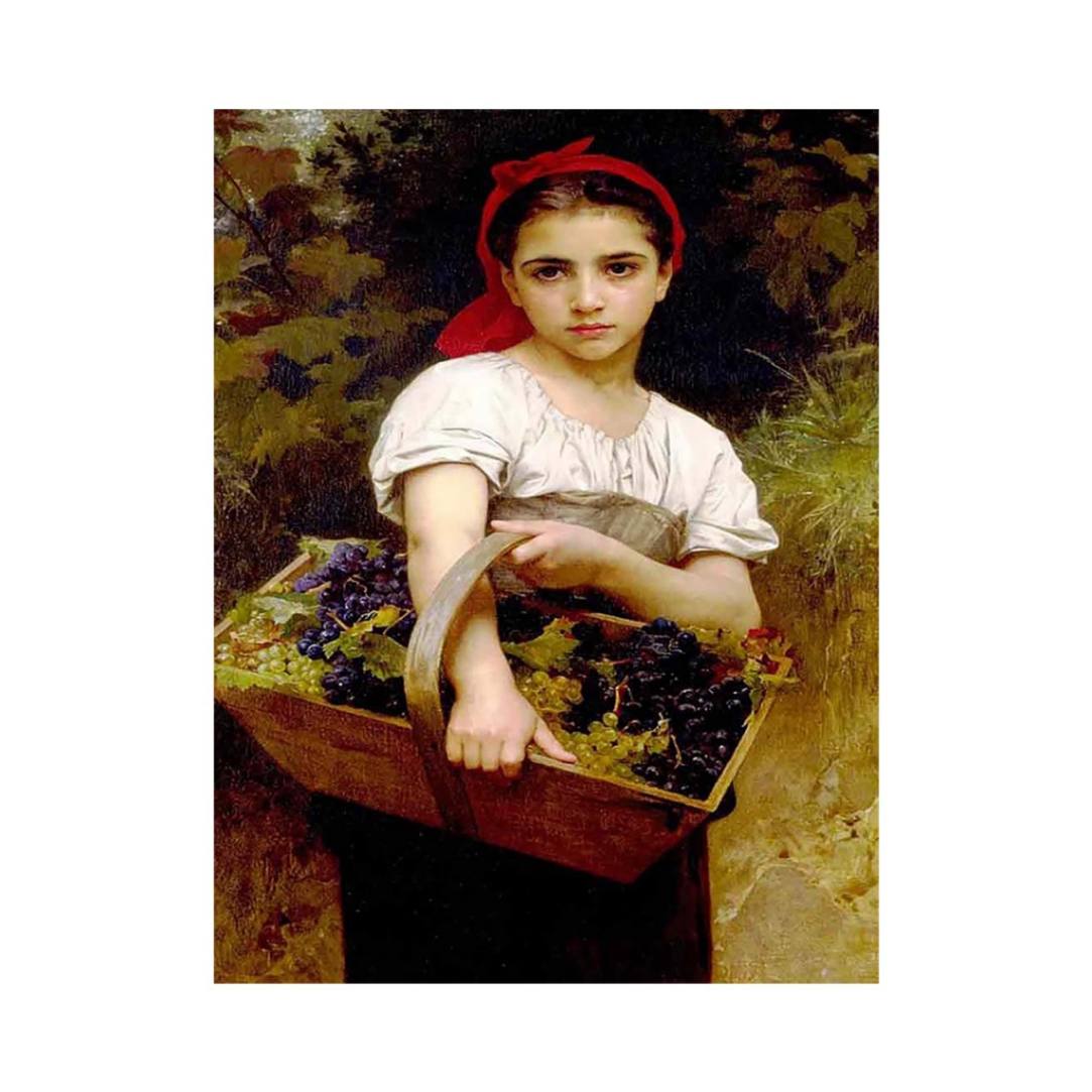 Vendangeuse [The Grape Picker] by William-Adolphe Bouguereau
