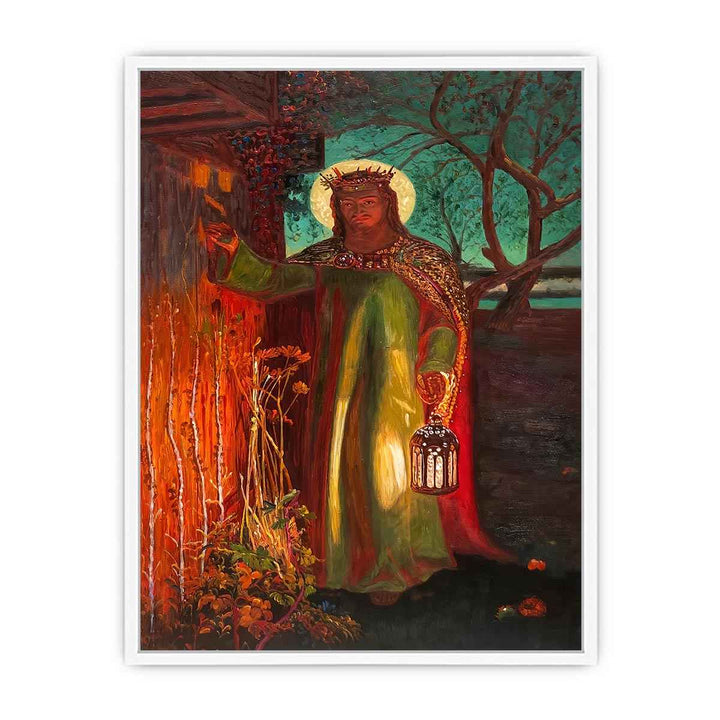 The Light of the World by William Holman Hunt  Framed Print