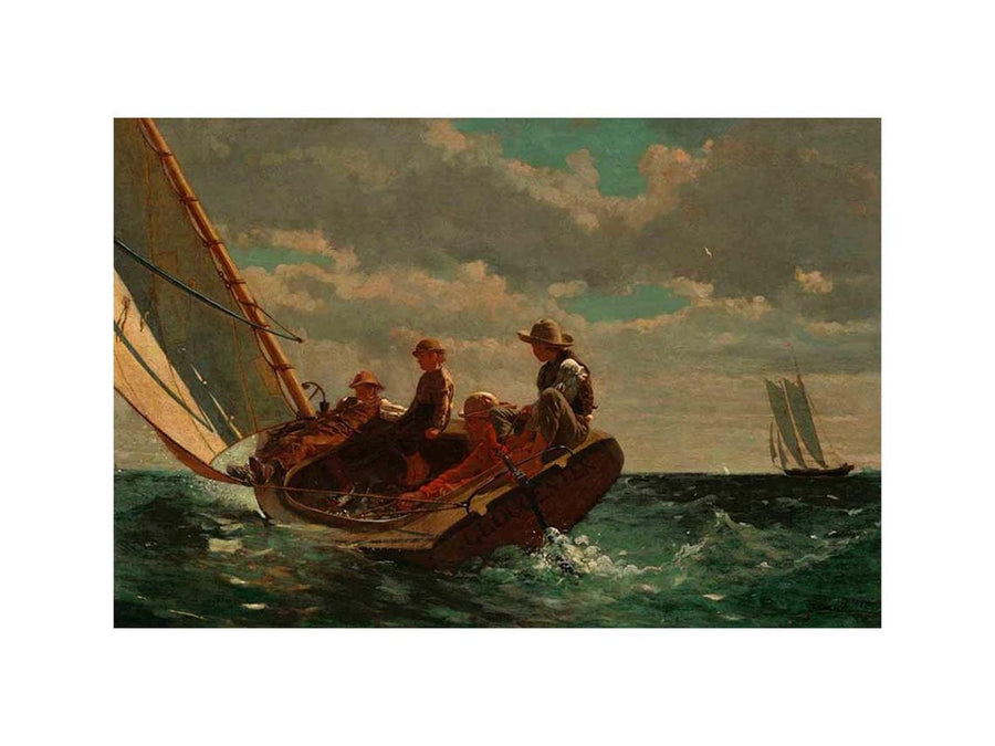 Breezing Up (or A Fair Wind) by Winslow Homer