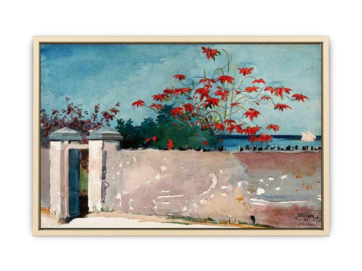 A Wall, Nassau  Art Print