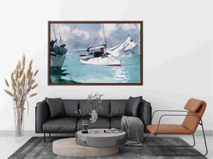 Fishing Boats, Key West by Winslow Homer Painting 