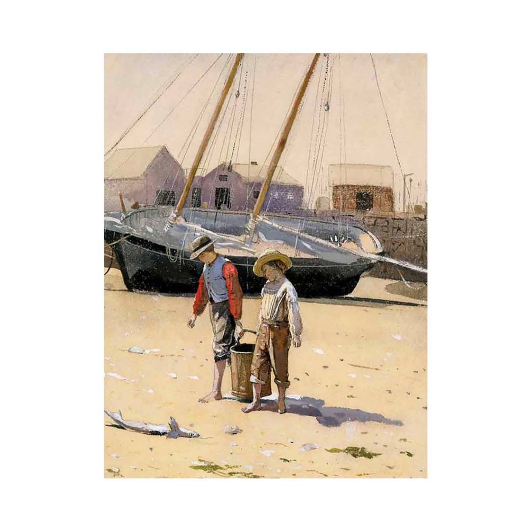 A Basket of Clams by Winslow Homer