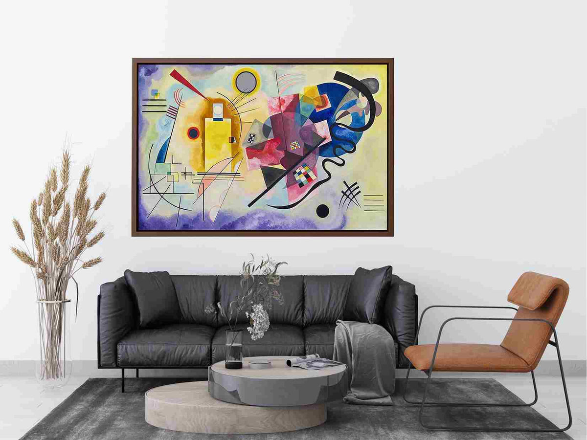 Yellow Red Blue by Wassily Kandinsky Painting 