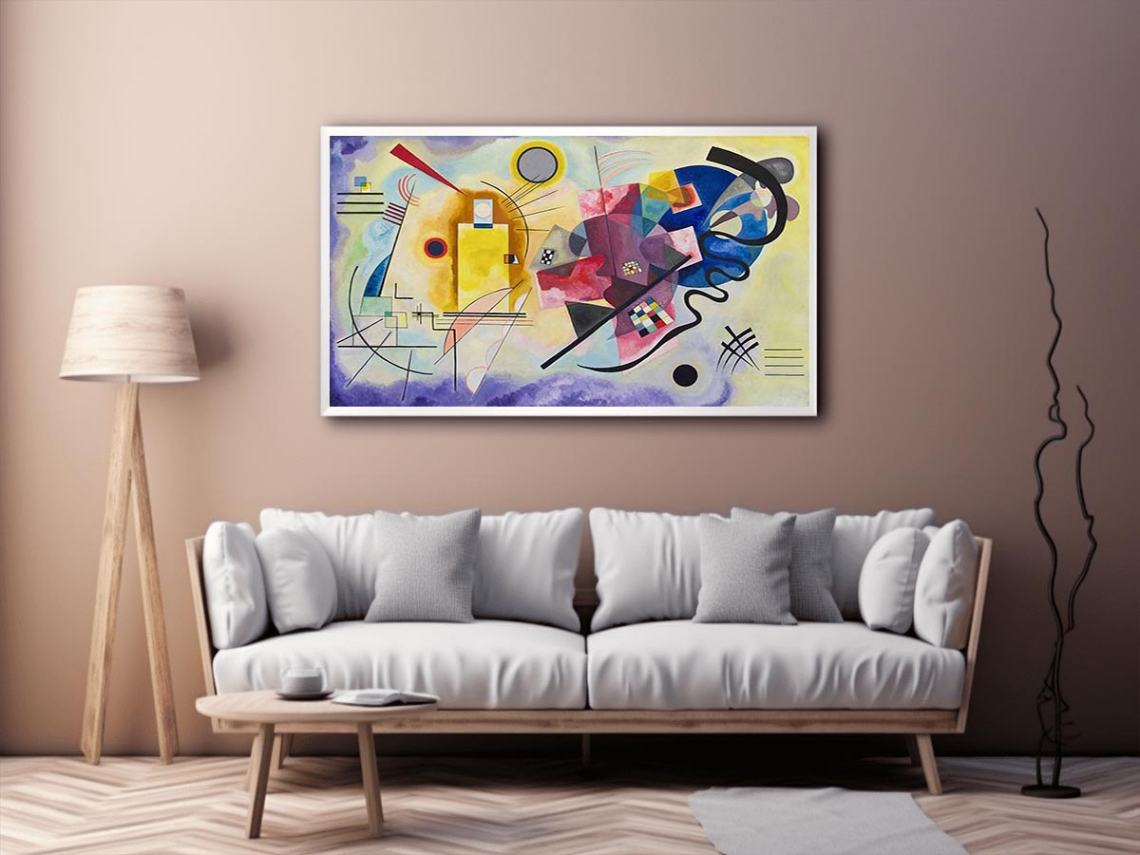 Yellow Red Blue by Wassily Kandinsky Painting 