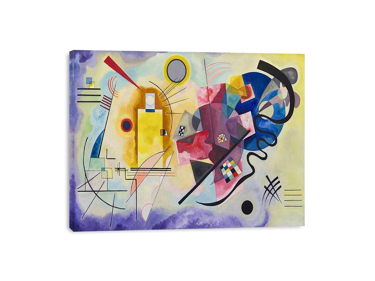 Yellow Red Blue by Wassily Kandinsky Painting 