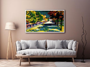Autumn in Bavaria by Wassily Kandinsky Painting 