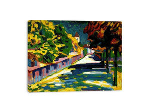 Autumn in Bavaria by Wassily Kandinsky Painting 