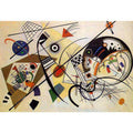Throughgoing line by Wassily Kandinsky