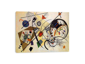 Throughgoing line by Wassily Kandinsky Painting 