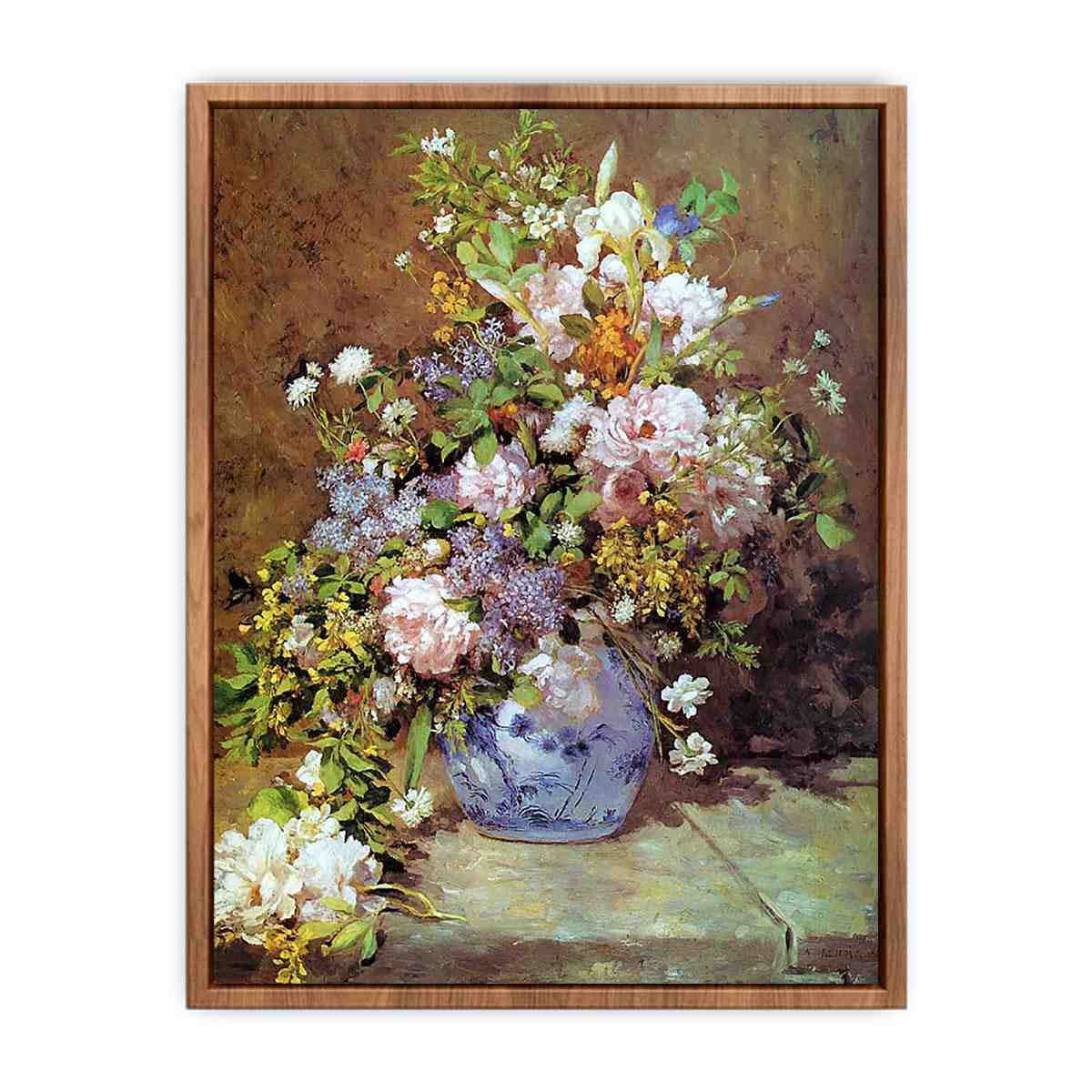 Spring Bouquet by Pierre Auguste Renoir  Poster