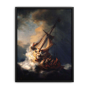 Christ In The Storm On The Sea Of Galilee Canvas Print