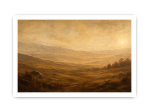 Minimalist neutral desert landscape wall art with soft earthy tones and airy modern abstract texture for luxury living room decor