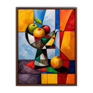Cubist fruit still life wall art