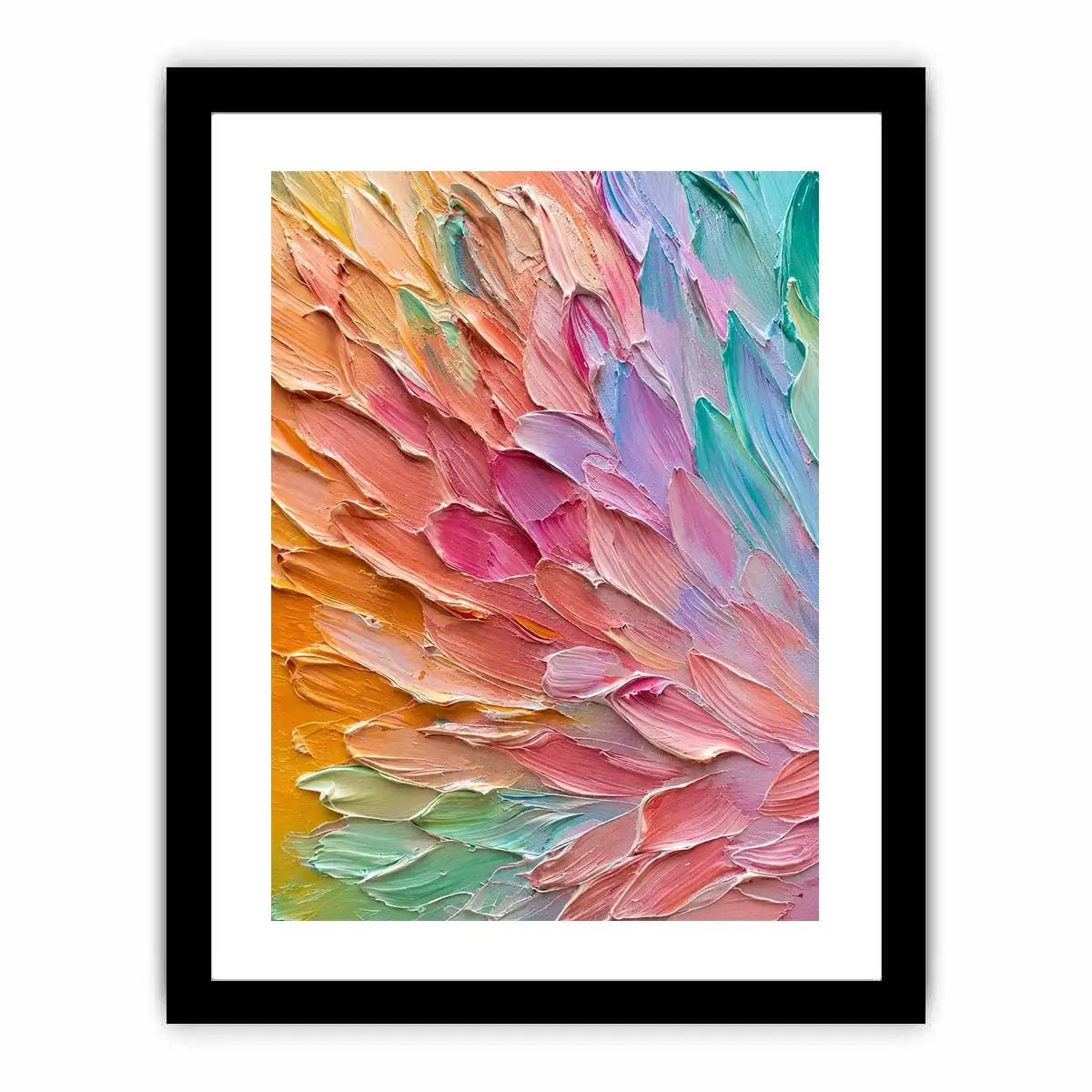 Pastel abstract textured canvas art for elegant modern living room or bedroom decor.