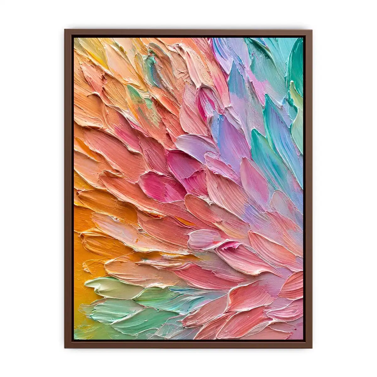 Pastel abstract textured canvas art for elegant modern living room or bedroom decor.