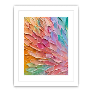 Pastel abstract textured canvas art for elegant modern living room or bedroom decor.