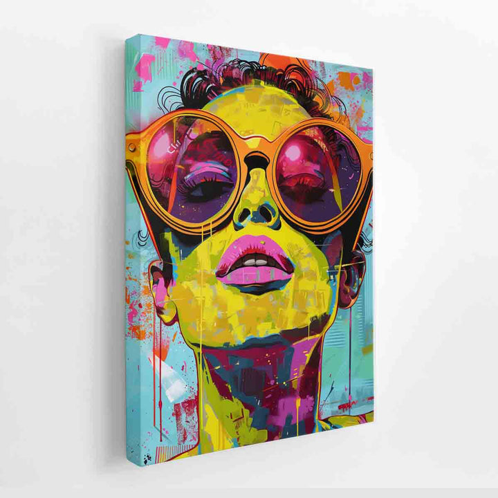 Colorful Glass canvas Print