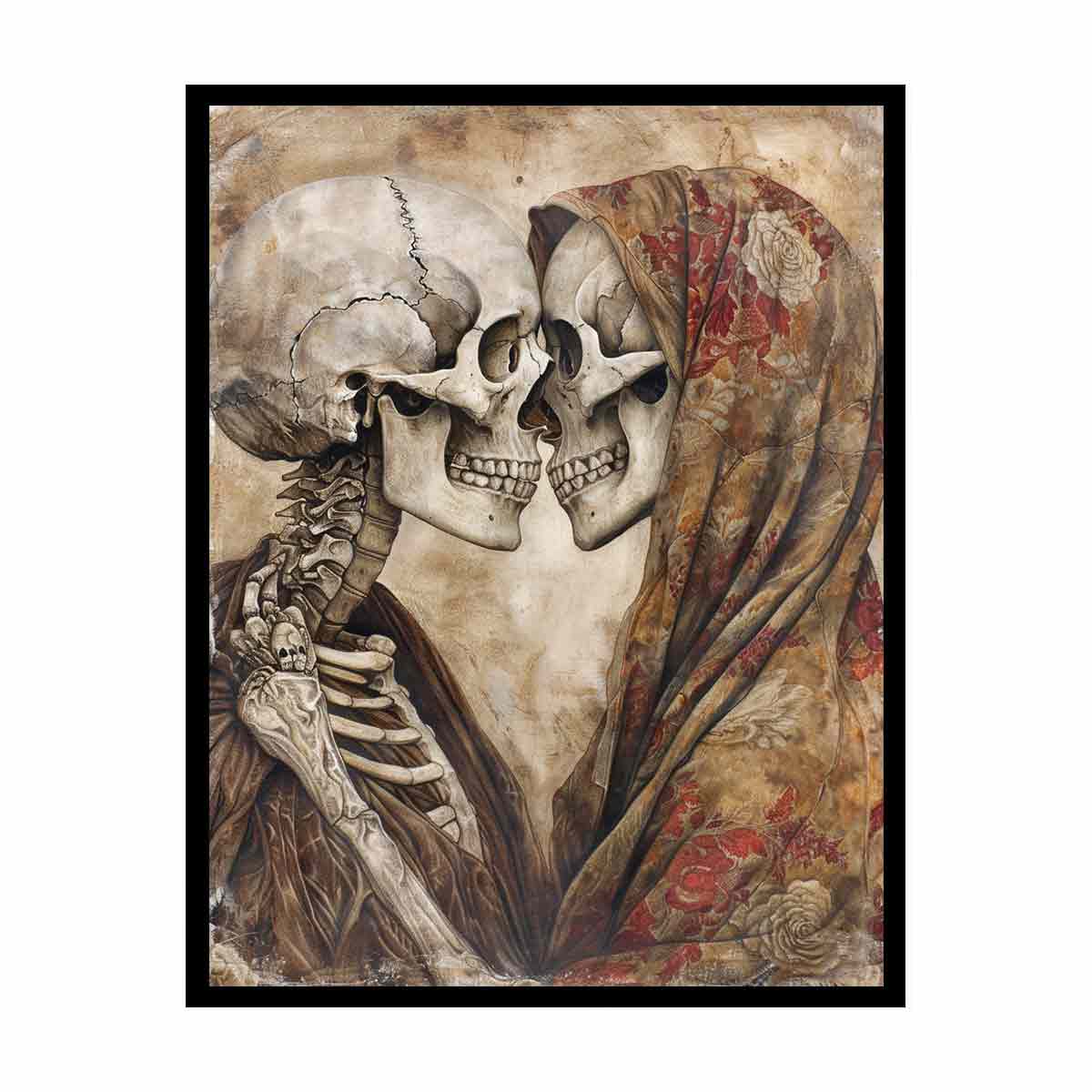 Eternal Kiss Art canvas Print