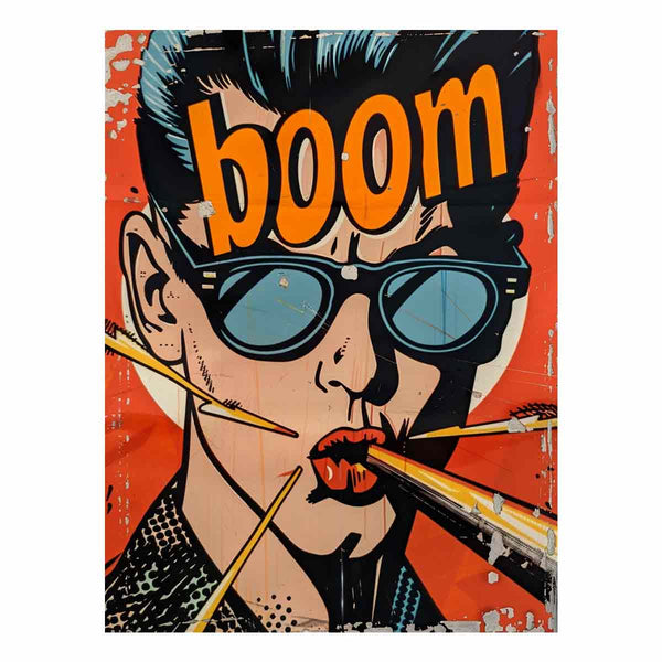 Boom Pop Art Poster Art Print