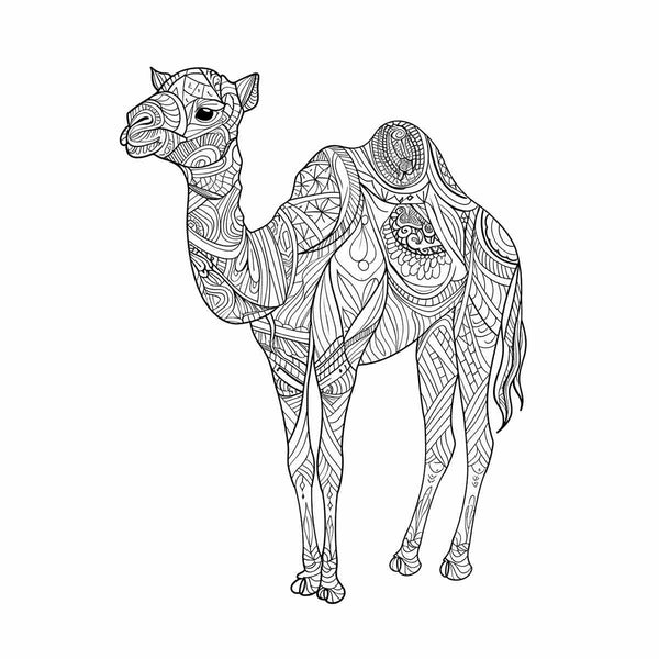 Color Me Camel Art Print