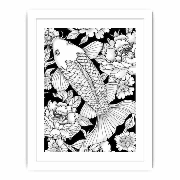 Color Me Fish framed Print