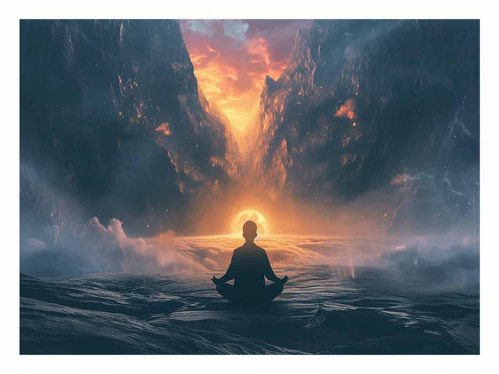 Enlightenment  Meditation Art Print