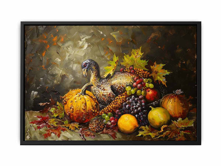 Thanksgiving canvas Print