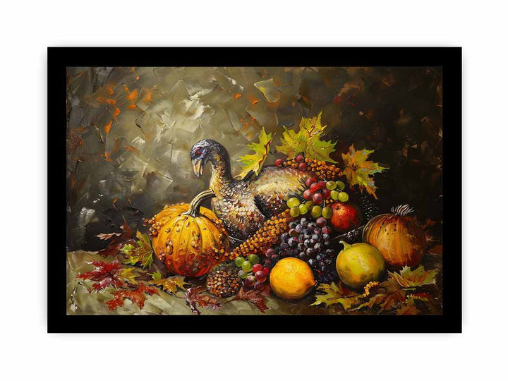 Thanksgiving framed Print