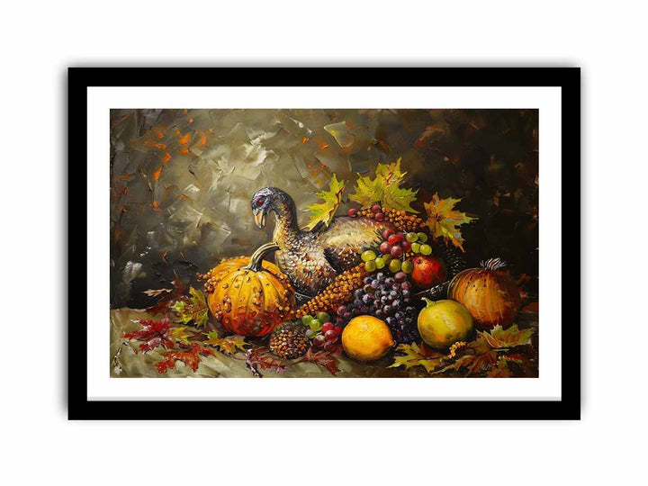 Thanksgiving framed Print