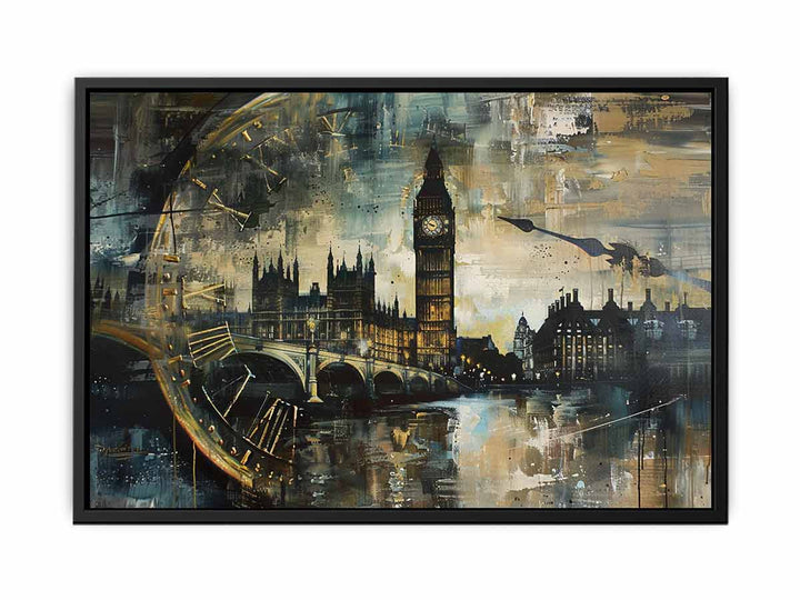 London Clock Tower canvas Print