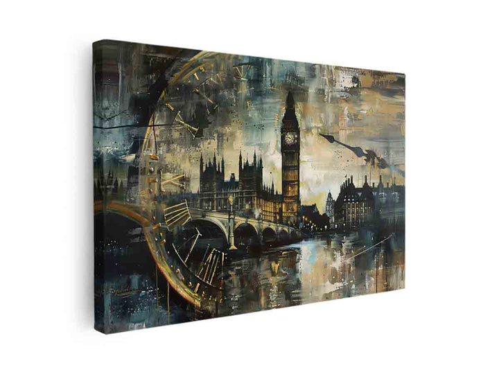 London Clock Tower canvas Print
