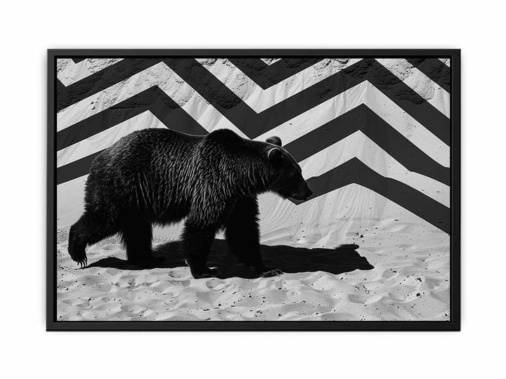 Black Bear canvas Print