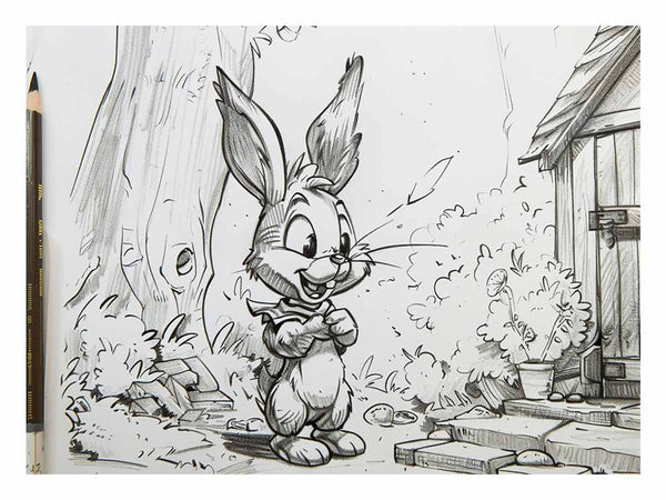 Rabbit  Art Print
