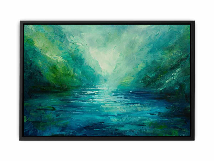 Abstract River canvas Print