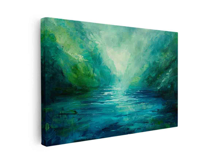 Abstract River canvas Print