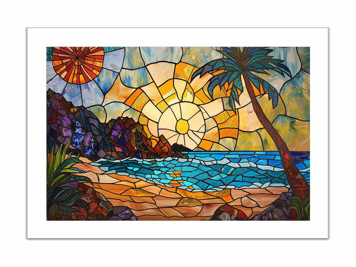 Beach  framed Print