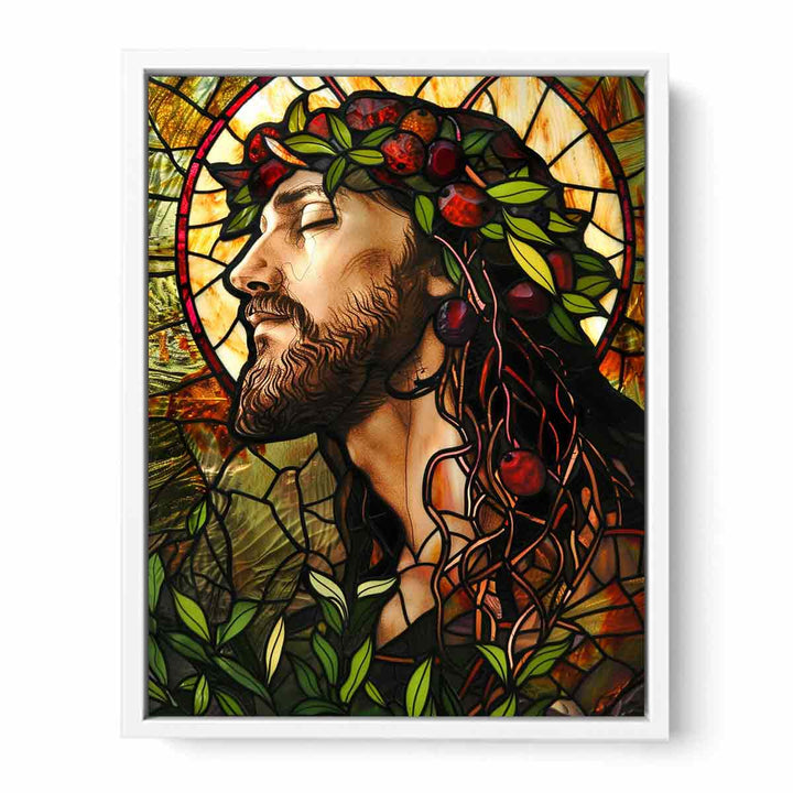 Jesus Glass Art Painting
