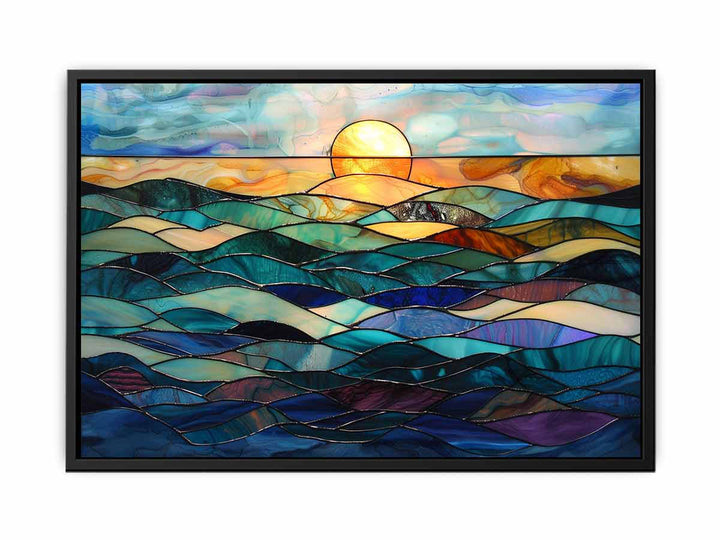 Ocean Glass  canvas Print