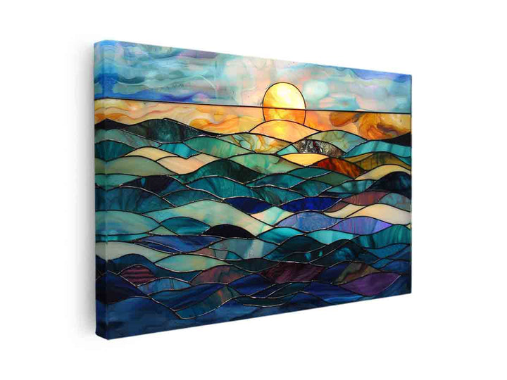 Ocean Glass  canvas Print