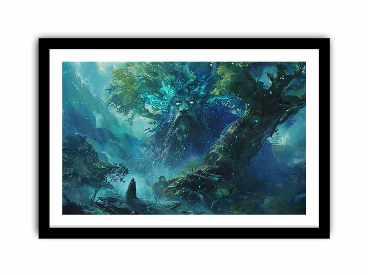 In Search framed Print