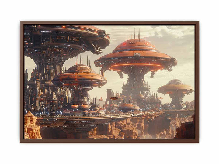 Alien City Painting