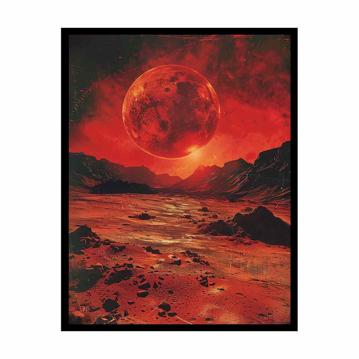 Red Planet canvas Print