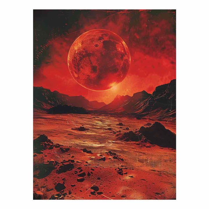 Red Planet Art Print