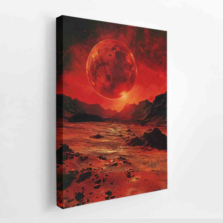 Red Planet canvas Print