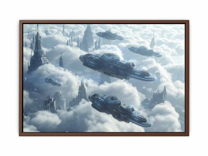 Space Ships Painting