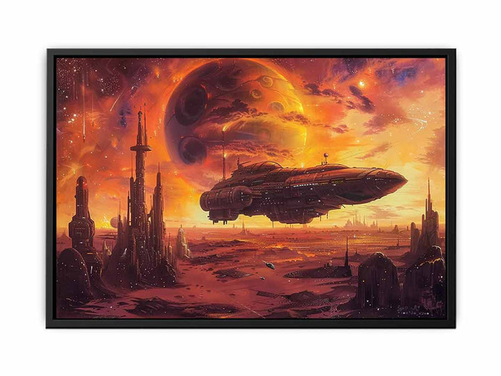Sci-fi  Art canvas Print