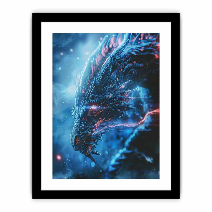 Dragon framed Print