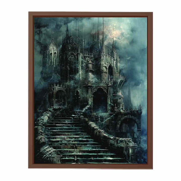 Castle Stairs Painting