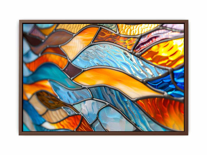 Wave Glass Painting
