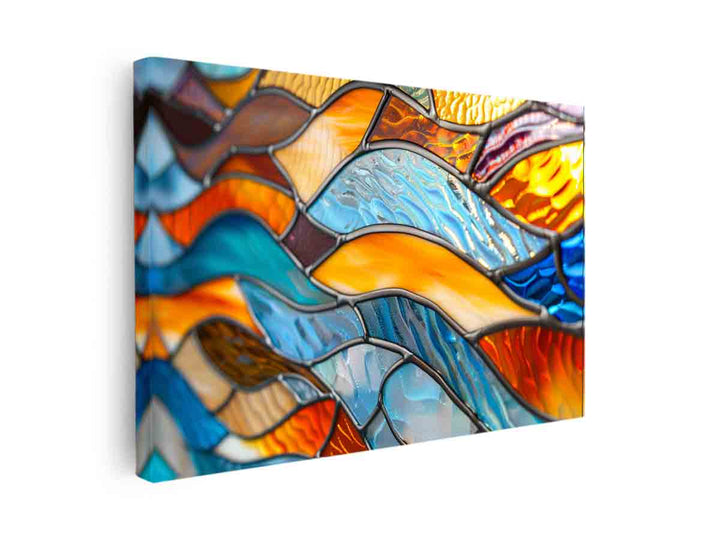 Wave Glass canvas Print